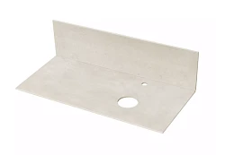 Столешница Aquaton Мишель 100 1A253303MIX40 с панелью, бежевая