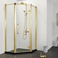 Душевой уголок Azario Ontario 90х90см AZ-NBB3231 900 GOLD профиль золото, стекло прозрачное