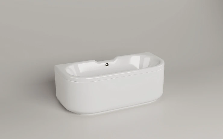 Ванна из искусственного камня ESSE TEFA 170x75 ETEF1700 белая глянцевая