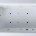 Ванна из искусственного камня Эстет Дельта 170x80 с гидромассажем ФР-00000655 белая глянцевая