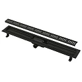 Душевой лоток AlcaPlast APZ10BLACK 550 с решеткой и опорами, черный
