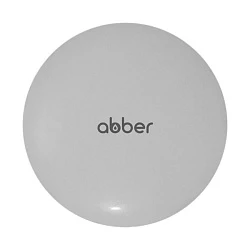 Накладка на слив для раковины ABBER AC0014MLG светло-серая матовая, керамика