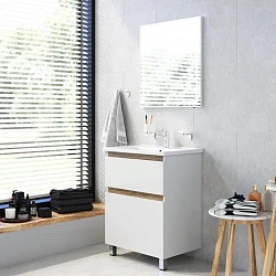Мебель для ванной комнаты AM.PM X-Joy BK85GL Белый; Серебристый; Хром