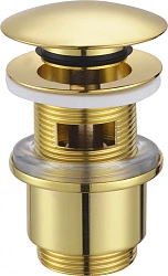 Донный клапан для раковины Cezares CZR-SAT5-03 Золото