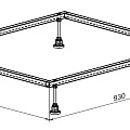 Каркас для поддона Allen Brau 100x90 8.00002.2