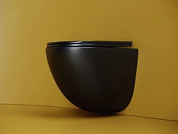 Унитаз подвесной Ceramica Nova Vogue CN4008TMB черный матовый