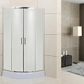 Душевой уголок BelBagno Uno 90x90см UNO-195-R-2-90-P-Cr профиль хром, стекло рифленое