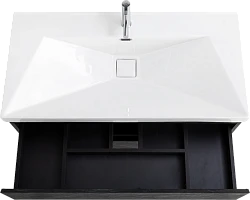 Тумба с раковиной Cezares Molveno 100 bianco ghiaccio
