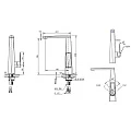 Смеситель для кухни Bravat Iceberg F776110G-2 золото
