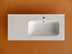 Раковина встраиваемая Ceramica Nova Element 100см CN7003R чаша справа, белая