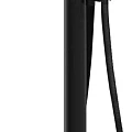 Напольный смеситель для ванны с душем Paffoni Light LIG032NO черный матовый