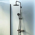 Душевая стойка AM.PM X-Joy F0785A522 с термостатом черная