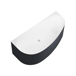 Акриловая ванна Allen Brau Priority 160х78 2.31005.21B/AM левая, антрацит матовый