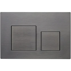 Кнопка смыва Veconi Flush V4 FLV4-GM оружейная сталь