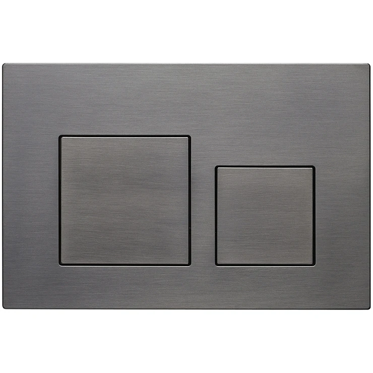Кнопка смыва Veconi Flush V4 FLV4-GM оружейная сталь