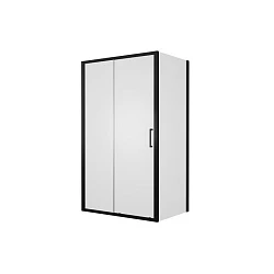 Душевой уголок Bravat Blackline 120x80см BS120.3101B профиль черный, стекло прозрачное