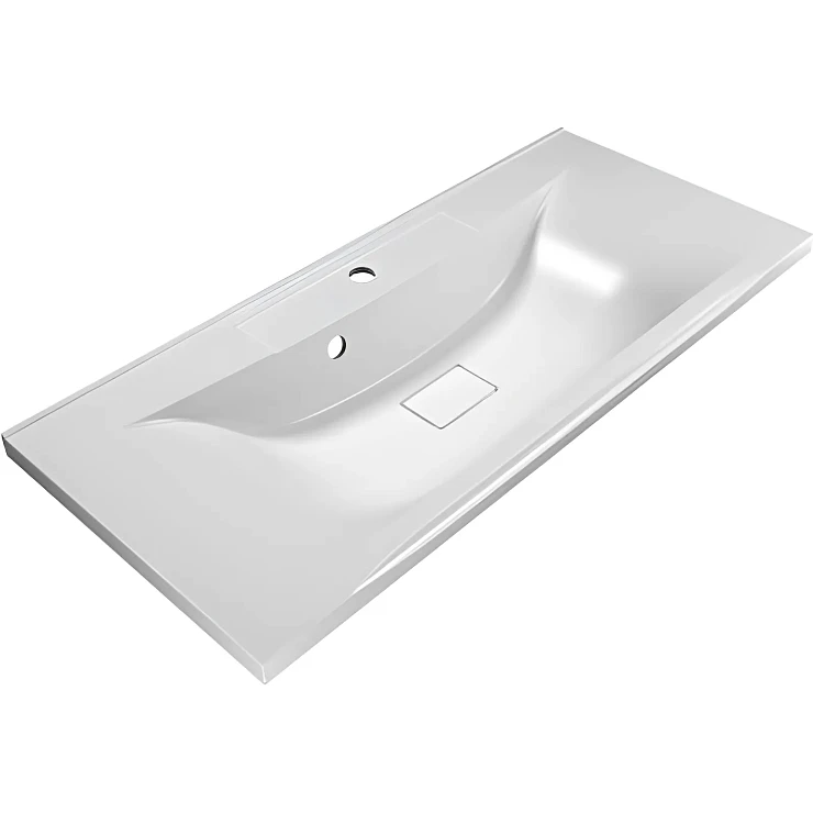 Раковина встраиваемая BelBagno Marino 100см BB1000/445-LV-MR-PR белая