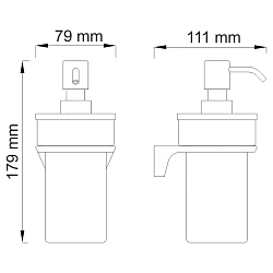 Дозатор Wasserkraft Wiese K-8999 черный