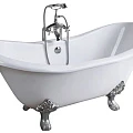 Чугунная ванна Aquanet Sharking 183x78 SW-1005A белая глянцевая