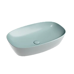 Раковина накладная Ceramica nova Element 600*380*138мм CN6049MLG зеленая матовая