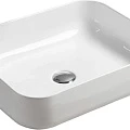 Тумба с раковиной Comforty Прага 90 00-00003827CF дуб белый, с антрацитовой столешницей