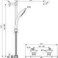 Душевая стойка Grohe Tempesta Cosmopolitan 210 26223001 хром