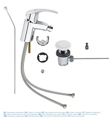 Смеситель для биде Grohe Eurosmart New 32929002 хром
