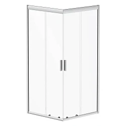 Душевой уголок Damixa Skyline 90х90см DX35WG-403-090MT профиль хром, стекло прозрачное