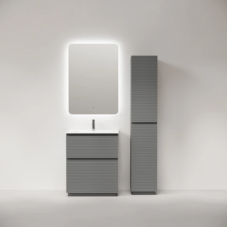 Тумба под раковину Sancos Folk Floor 70 FL70FES напольная, Ergraut soft