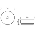 Раковина накладная Ceramica Nova Element CN6007 черная матовая