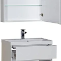Тумба с раковиной Aquanet Латина 70 212835 белая