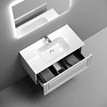 Тумба под раковину Sancos Very 90 VR90W белая матовая