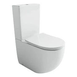 Унитаз-компакт Ceramica Nova Metropol CN4001T белый глянцевый