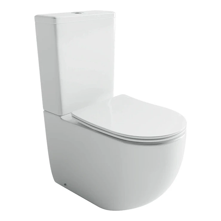 Унитаз-компакт Ceramica Nova Metropol CN4001T белый глянцевый