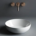 Раковина накладная Ceramica Nova Element CN6020 белая глянцевая