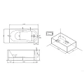 Акриловая ванна AM.PM X-Joy 150x70 W88A-150-070W-A белая глянцевая