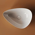 Раковина накладная Ceramica Nova Element CN5026 белая глянцевая