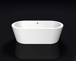 Акриловая ванна BelBagno 177,5x80,5 BB12-177,5 белая глянцевая