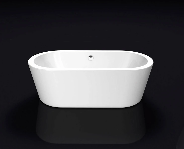 Акриловая ванна BelBagno 177,5x80,5 BB12-177,5 белая глянцевая