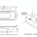 Акриловая ванна AM.PM Sense 170x70 W75A-170-070W-KL белая глянцевая