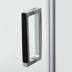 Душевой уголок Wasserkraft Aller 120x80см 10H06RBLACK MATT профиль хром, стекло прозрачное