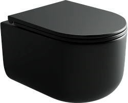 Унитаз подвесной Ceramica Nova Ulma CN4006MB черный матовый