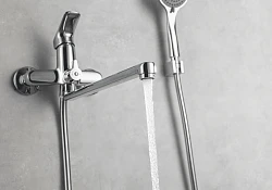 Смеситель для ванны с душем Aquatek Вега AQ1042CR хром