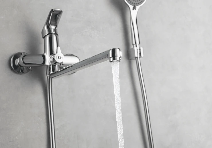 Смеситель для ванны с душем Aquatek Вега AQ1042CR хром