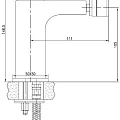 Смеситель Aquanet Cubic SD90444-2 для биде