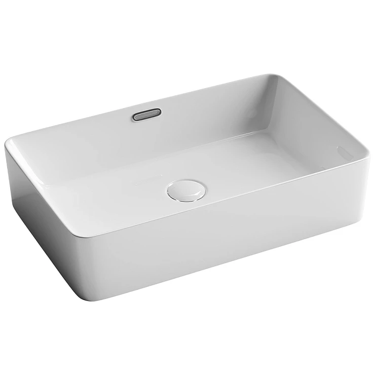 Раковина накладная Ceramica Nova Element CN5025 белая глянцевая