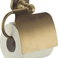Держатель туалетной бумаги Fixsen FX-61110 с крышкой, бронза