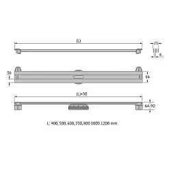 Душевой лоток Berges Super Slim 70 092053 золото глянец