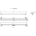 Душевой лоток Berges Super Slim 100 091155 хром
