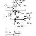 Смеситель для раковины Grohe Eurostyle New 23718LS3 белый